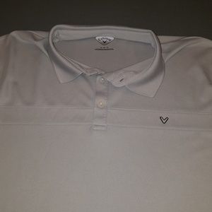 Silver/Gray Men's Golf Shirt - XL